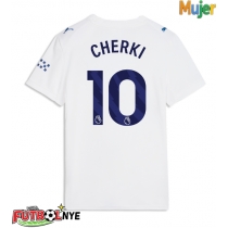Camiseta Manchester City Rayan Cherki #10 Tercera Equipación para mujer 2026-27 manga corta